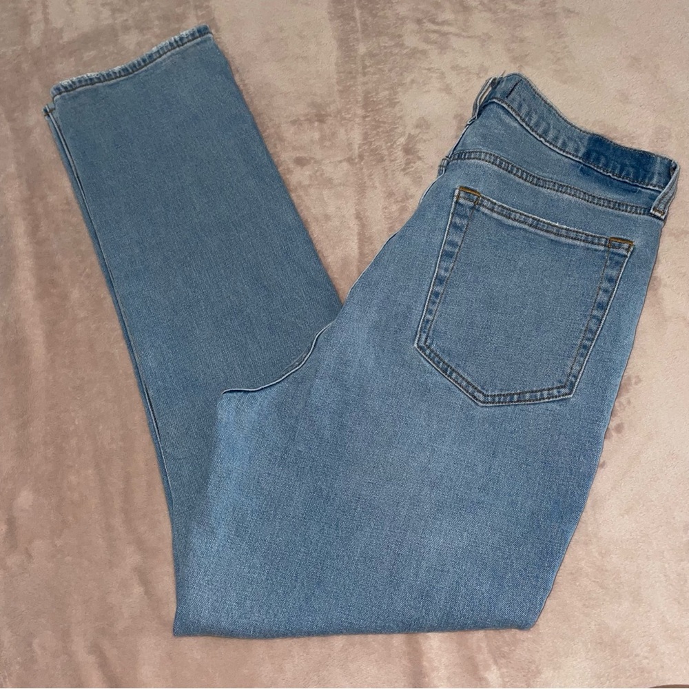 Abercrombie & fitch the ‘90s slim straight ultra high rise W32/14R/L31 - Picture 1 of 13